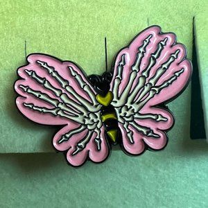 Skelton Butterfly Pin